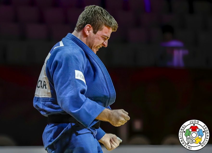 Zach Burt, treinador da Baviera, no Estágio Internacional de Judo em Tomar