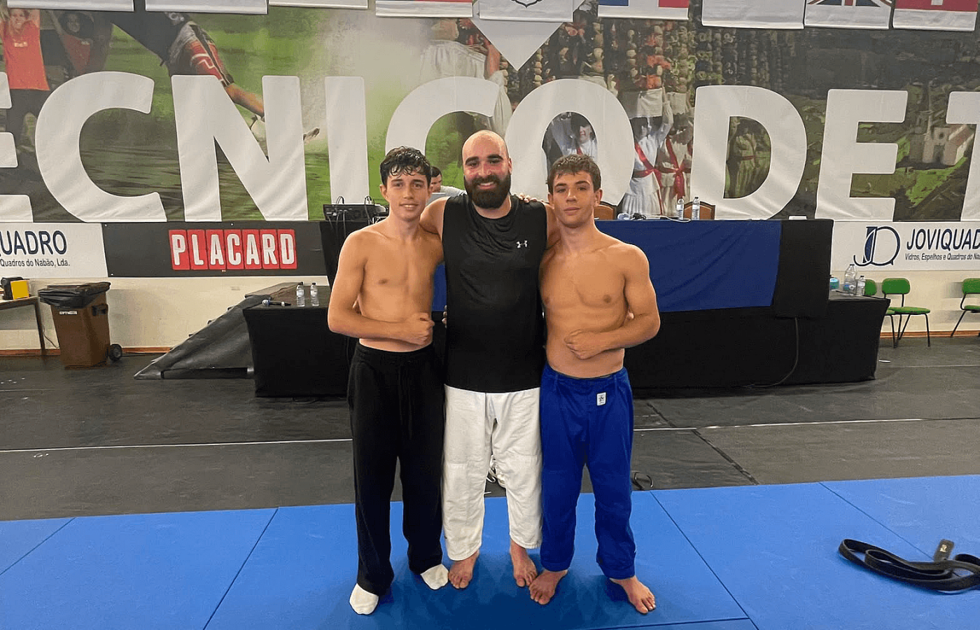 José Cardoso, voluntário da AJDS, no Estágio Internacional de Judo em Tomar
