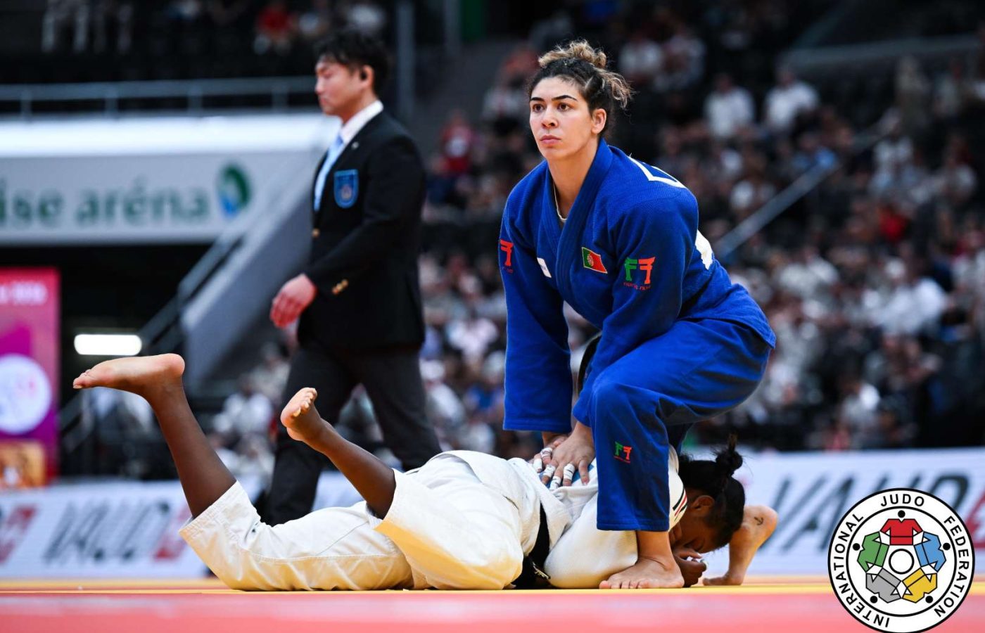 Patrícia Sampaio, judoca portuguesa de -78kg, na seleção nacional para o Mundial de Baku