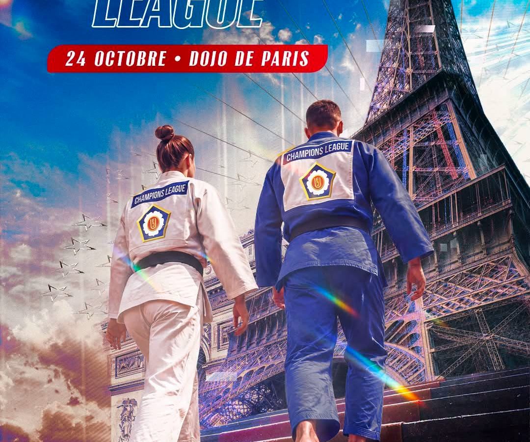 Cartaz da Champions League de Judo 2026, em Paris, a 24 de outubro