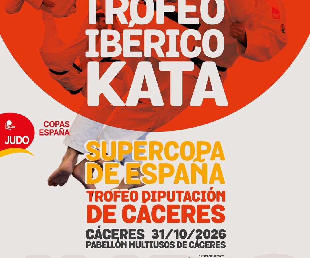 Cartaz do XII Trofeo Ibérico Kata, em Cáceres, Espanha
