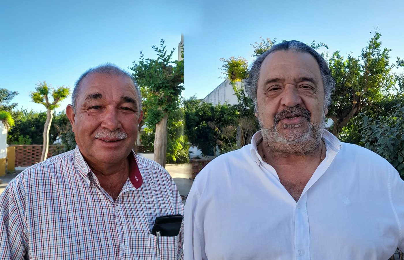 Fernando Bento Rodrigues e Josefino Redol, dois antigos judocas, no início do Judo na Golegã