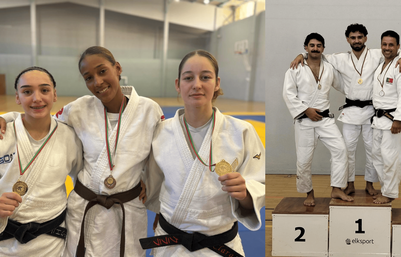 Medalhados da AJDS no Campeonato Zonal de Seniores, em Caldas da Rainha